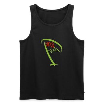 Porto Nordportugal - Männer Premium Bio Tank Top - Schwarz - Vorne - AI Model Male 178 light (178cm)