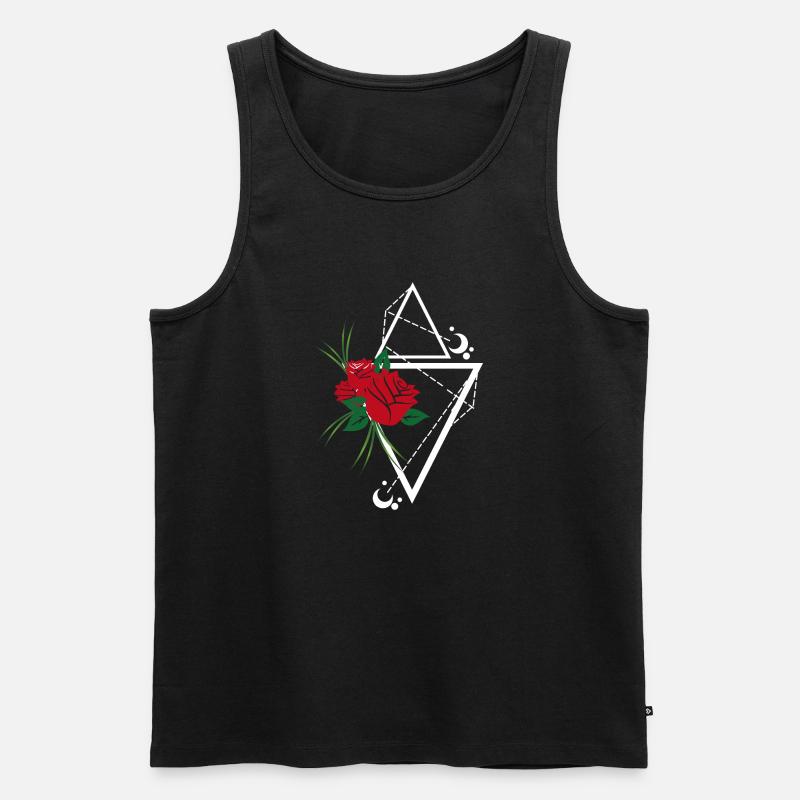 Tätowierkunst - Männer Premium Bio Tank Top - Schwarz