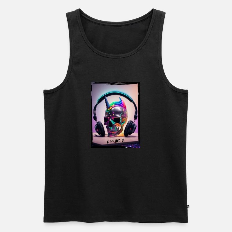 pride - Männer Premium Bio Tank Top - Schwarz