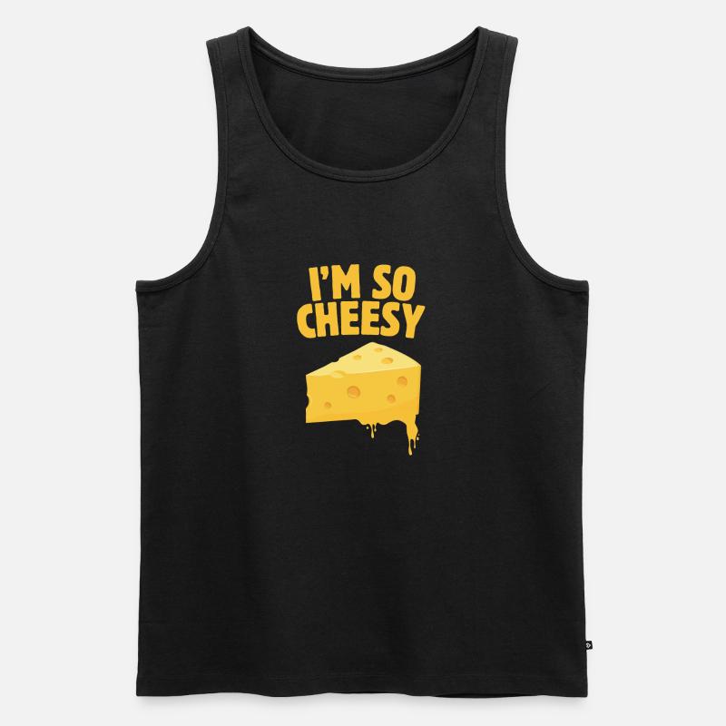 Ich bin so kitschig - Männer Premium Bio Tank Top - Schwarz