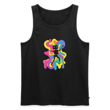 Robotik Technologie Robotics - Männer Premium Bio Tank Top - Schwarz - Vorne - Michal (187cm)