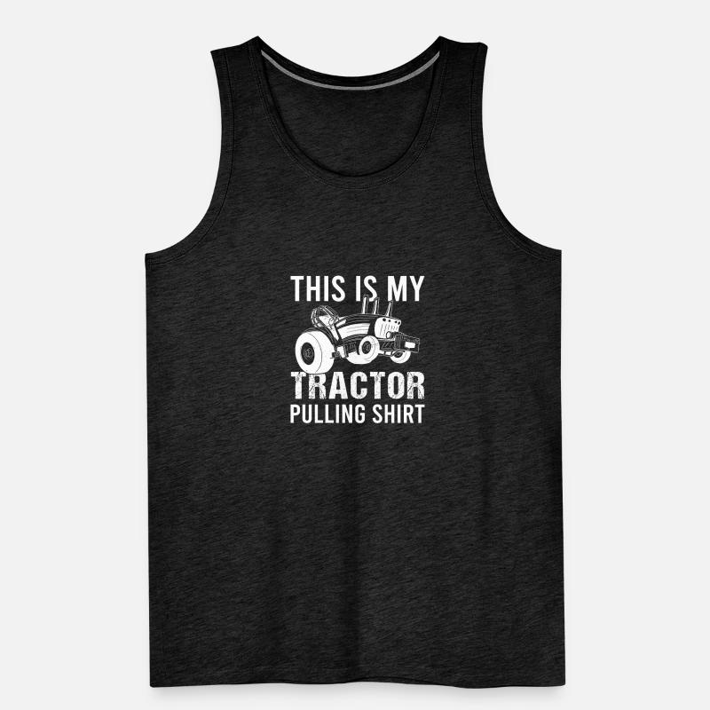Tractor Pulling Tractor Driver Tractor Puller Männer Premium Bio Tank Top