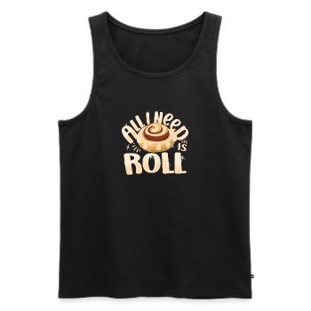 Cake Baker All I Need Is C-Roll Cupcake - Männer Premium Bio Tank Top - Schwarz - Vorne - Michal (187cm)
