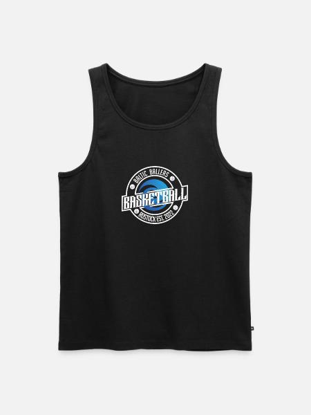 Baltic Ballers Logo - Männer Premium Bio Tank Top - Schwarz