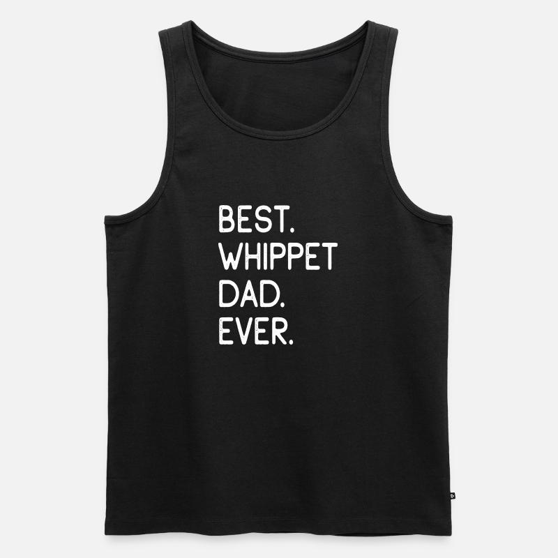 Whippet - Männer Premium Bio Tank Top - Schwarz