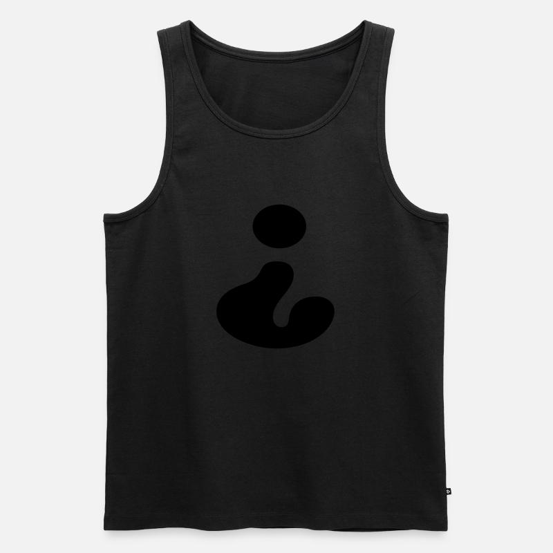 Question mark, spanish - Men's Premium Organic Tank Top - undefined