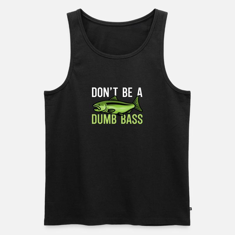 Sei kein Dumping-Bass - Männer Premium Bio Tank Top - Schwarz