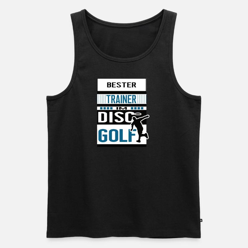 Discgolf Trainer Bester Discgolftrainer Team - Männer Premium Bio Tank Top - undefined