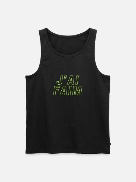 j'ai faim - Débardeur bio Premium Homme - noir