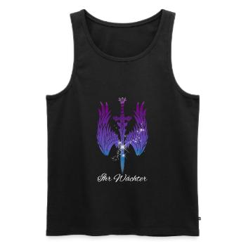 Couple - Your Guardian Gift Idea Valentine's Day - Men's Premium Organic Tank Top - black - Front - Michal (187cm)