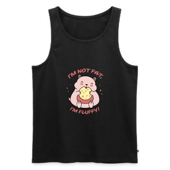 I'm Not Fat Im Fluffy Hamster Lover Hamster Owner - Männer Premium Bio Tank Top - Schwarz - Vorne - Michal (187cm)