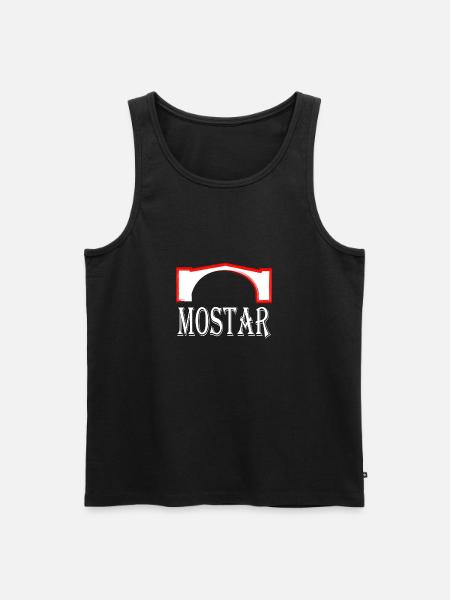 Mostar weis - Débardeur bio Premium Homme - noir