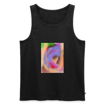 art. - Débardeur bio Premium Homme - noir - Devant - Michal (187cm)