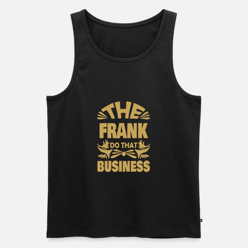 Frank - Männer Premium Bio Tank Top - Schwarz