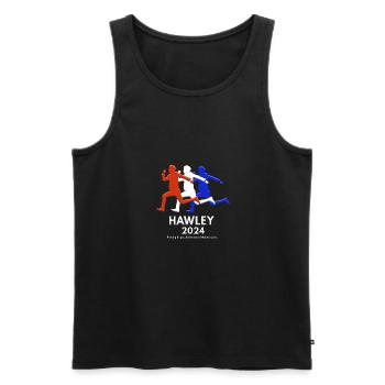 Drôle anti Josh Hawley Blague politique Démocrates - Débardeur bio Premium Homme - noir - Devant - Michal (187cm)