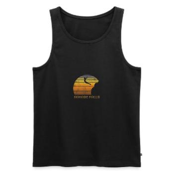 Cool Havasu Falls Arizona Cliff Diving Fan - Men's Premium Organic Tank Top - black - Front - Michal (187cm)