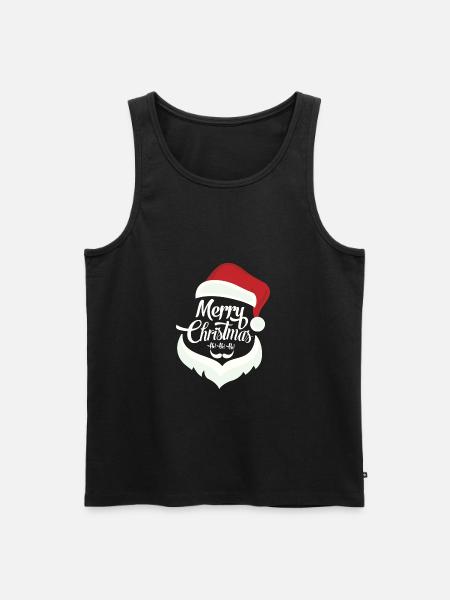 Ho! Ho! Ho! Joyeux Noël! - Débardeur bio Premium Homme - noir