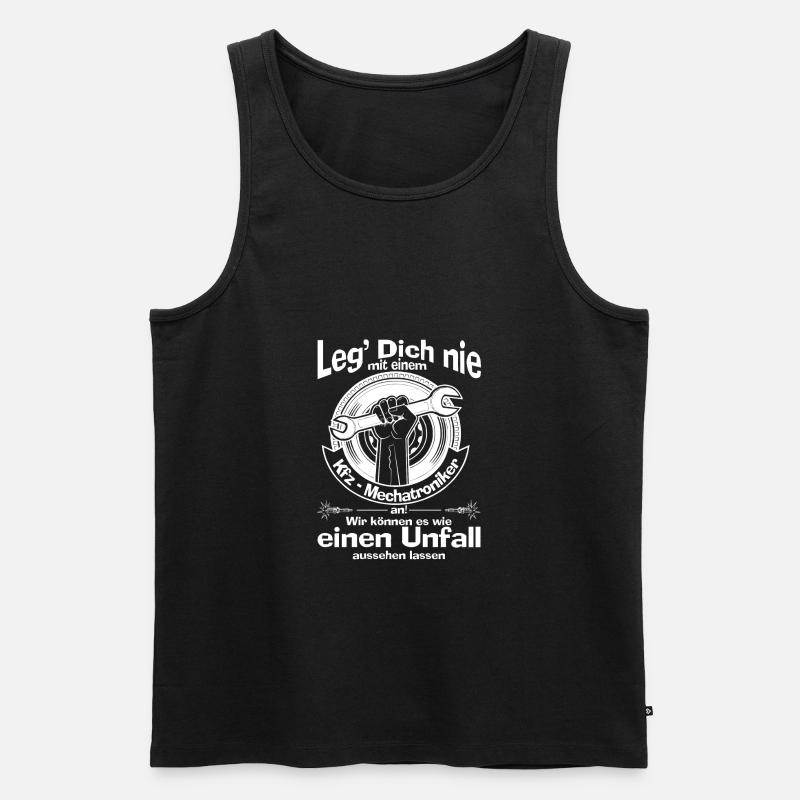 Automechatroniker Geschenk - Männer Premium Bio Tank Top - Schwarz