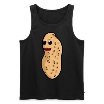 Erdnuss Nuss Kinder Erdnüsse Kind Baby Kinder - Männer Premium Bio Tank Top - Schwarz - Vorne - AI Model Male 178 light (178cm)
