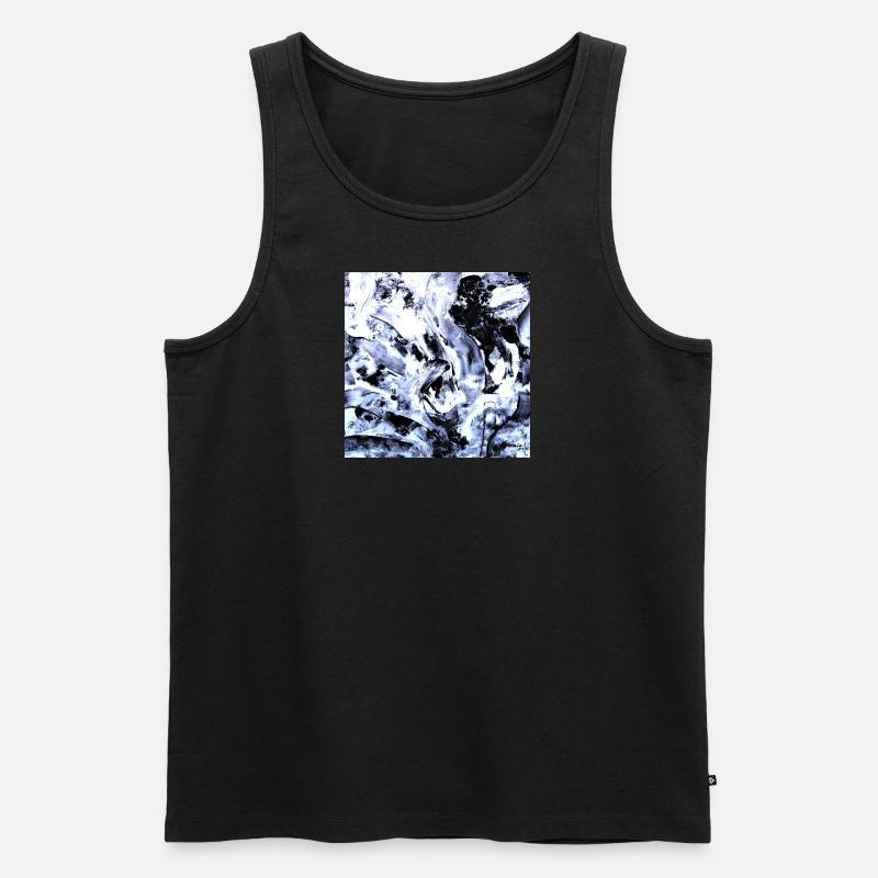 200Sentitok - Männer Premium Bio Tank Top - Schwarz