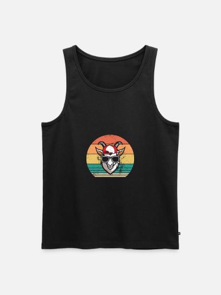 Goats - Men's Premium Organic Tank Top - black