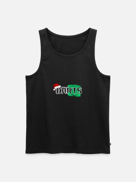Darts - Männer Premium Bio Tank Top - Schwarz