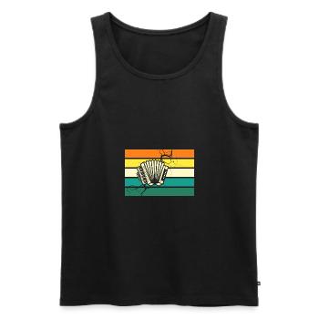 Accordion Player Accordion - Men's Premium Organic Tank Top - black - Front - Michal (187cm)