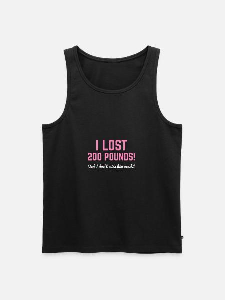 Scheidung Trennung Single Party Ehe - Männer Premium Bio Tank Top - Schwarz