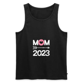 Maman 2023 Maman 23 - Débardeur bio Premium Homme - noir - Devant - Michal (187cm)