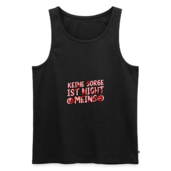 Halloween Costume Blood Smeared - Men's Premium Organic Tank Top - black - Front - Michal (187cm)