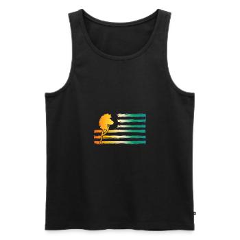 Hobby Horse Hobby Horsing - Men's Premium Organic Tank Top - black - Front - AI Model Male 178 light (178cm)