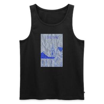 Ljubljana Andenken - Männer Premium Bio Tank Top - Schwarz - Vorne - Michal (187cm)