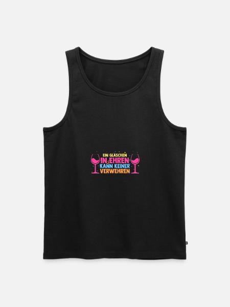 Karnevalskostüm Fasching Karneval - Männer Premium Bio Tank Top - Schwarz