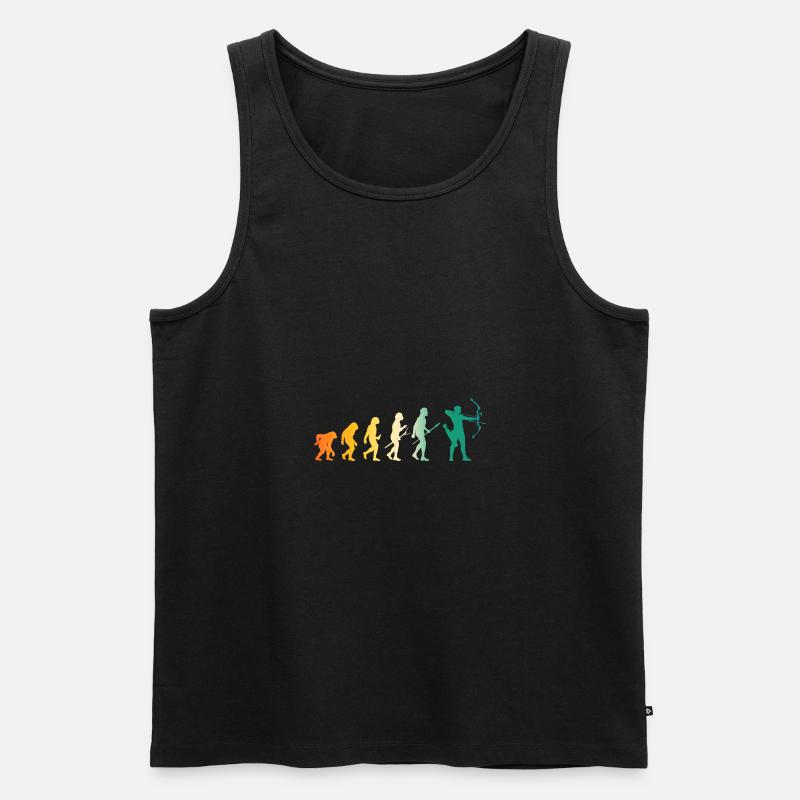 Archer Evolution Archery - Men's Premium Organic Tank Top - black