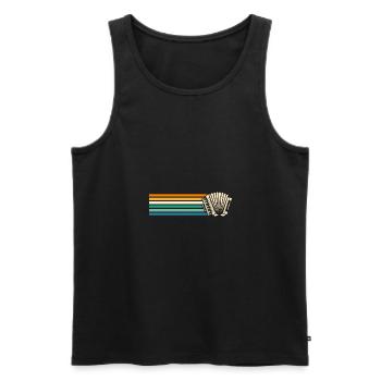 Accordion Player Accordion - Men's Premium Organic Tank Top - black - Front - Michal (187cm)