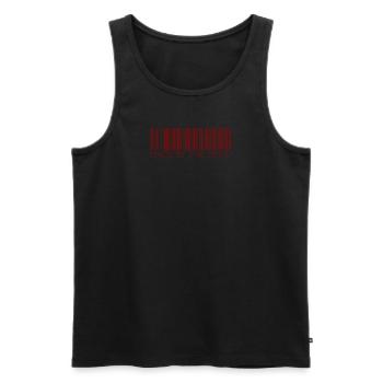 Made by the devil Soft Grunge Aesthetic Occult - Männer Premium Bio Tank Top - Schwarz - Vorne - AI Model Male 178 light (178cm)
