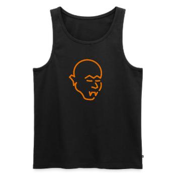 Vampire - Men's Premium Organic Tank Top - black - Front - AI Model Male 178 light (178cm)