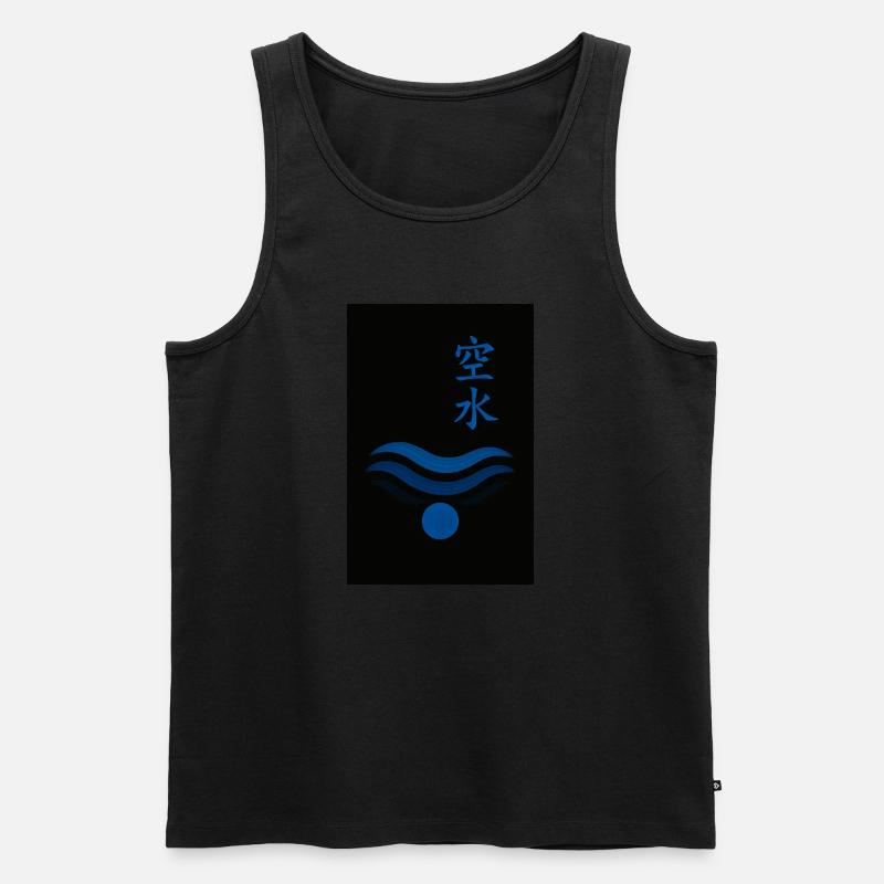Blue Shell - Männer Premium Bio Tank Top - Schwarz