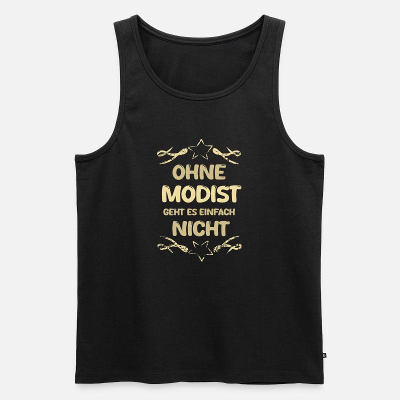 Modist als Modist - Männer Premium Bio Tank Top - Schwarz