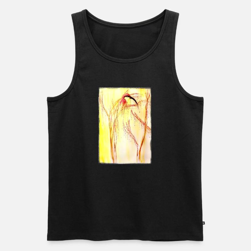  bee-eater - Men's Premium Organic Tank Top - black