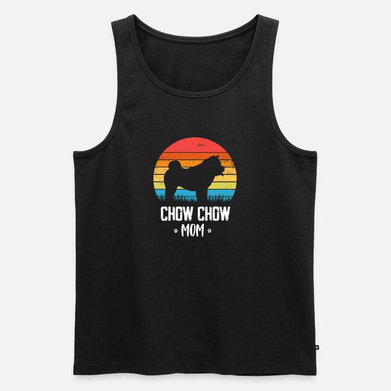 Chow Chow - Männer Premium Bio Tank Top - Schwarz