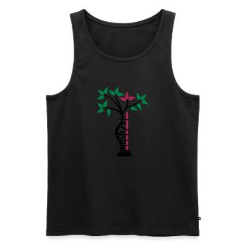 Orthopädie Baum klein Dr - Männer Premium Bio Tank Top - Schwarz - Vorne - Michal (187cm)