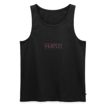 Hustler - Männer Premium Bio Tank Top - Schwarz - Vorne - Michal (187cm)
