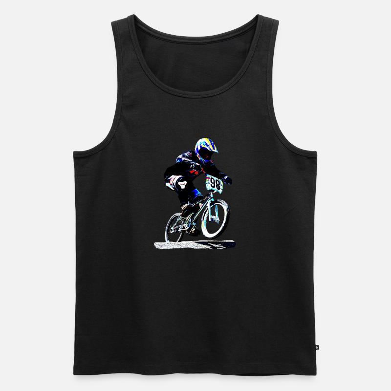bmx - Männer Premium Bio Tank Top - Schwarz