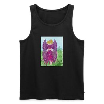 Zauberhafte Fee - Männer Premium Bio Tank Top - Schwarz - Vorne - Michal (187cm)
