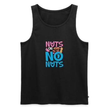 Noix ou aucun - Débardeur bio Premium Homme - noir - Devant - AI Model Male 178 light (178cm)