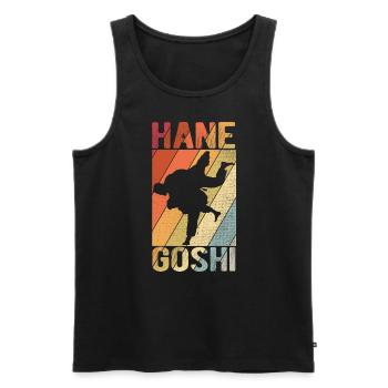 Japanischer Kampfsport Judo - Männer Premium Bio Tank Top - Schwarz - Vorne - Michal (187cm)