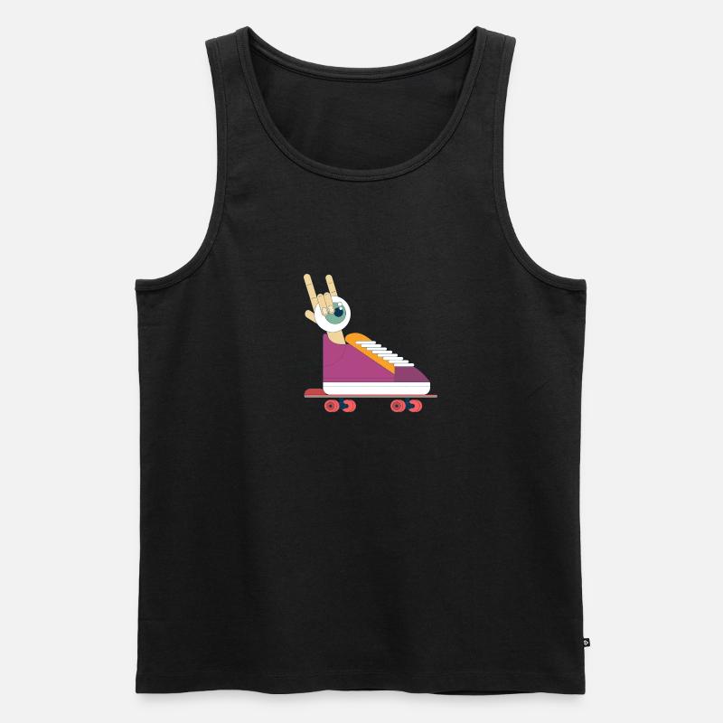 Skate Rocker - Männer Premium Bio Tank Top - undefined