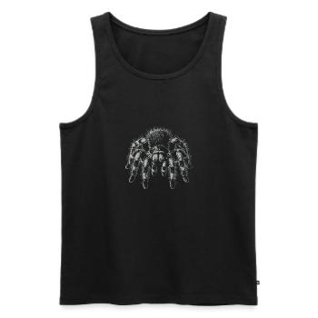 Large Hairy Tarantula Tarantula - Men's Premium Organic Tank Top - black - Front - AI Model Male 178 light (178cm)