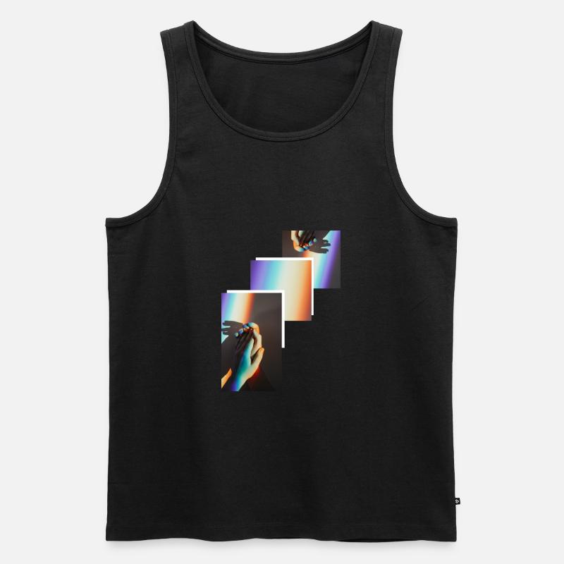 Hand Design - Männer Premium Bio Tank Top - Schwarz